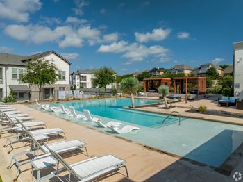 Poolside cabanas